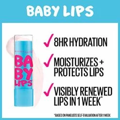Maybelline New York Baby Lips Glow Lip Balm, My Pink, 0.13 Oz. -Maybelline Cosmetic 0377495 maybelline new york baby lips glow lip balm my pink 013 oz