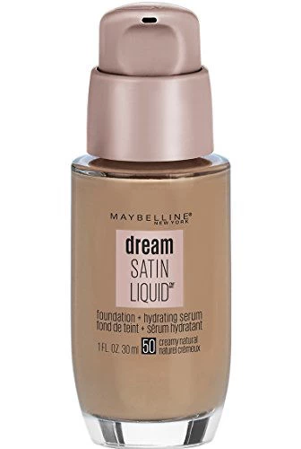 Maybelline New York Dream Satin Liquid Foundation (Dream Liquid Mousse Foundation), Creamy Natural, 1 Fl. Oz. 1 Maybelline New York Dream Satin Liquid Foundation (Dream Liquid Mousse Foundation), Creamy Natural, 1 Fl. Oz.