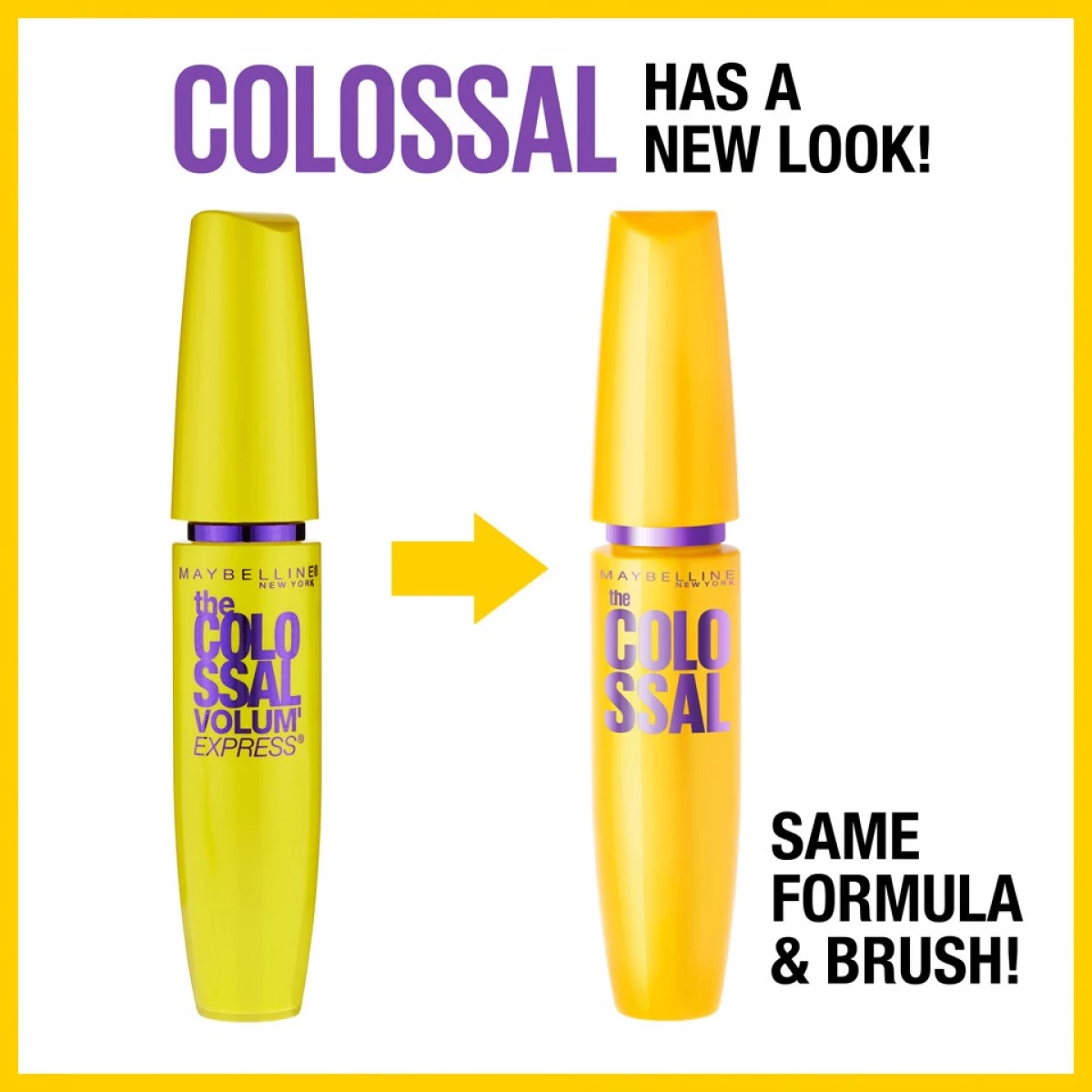 Maybelline Volum' Express The Colossal Washable Mascara, Volumizing, Classic Black, 0.31 Fl Oz 2 Maybelline Volum' Express The Colossal Washable Mascara, Volumizing, Classic Black, 0.31 Fl Oz - Image 2