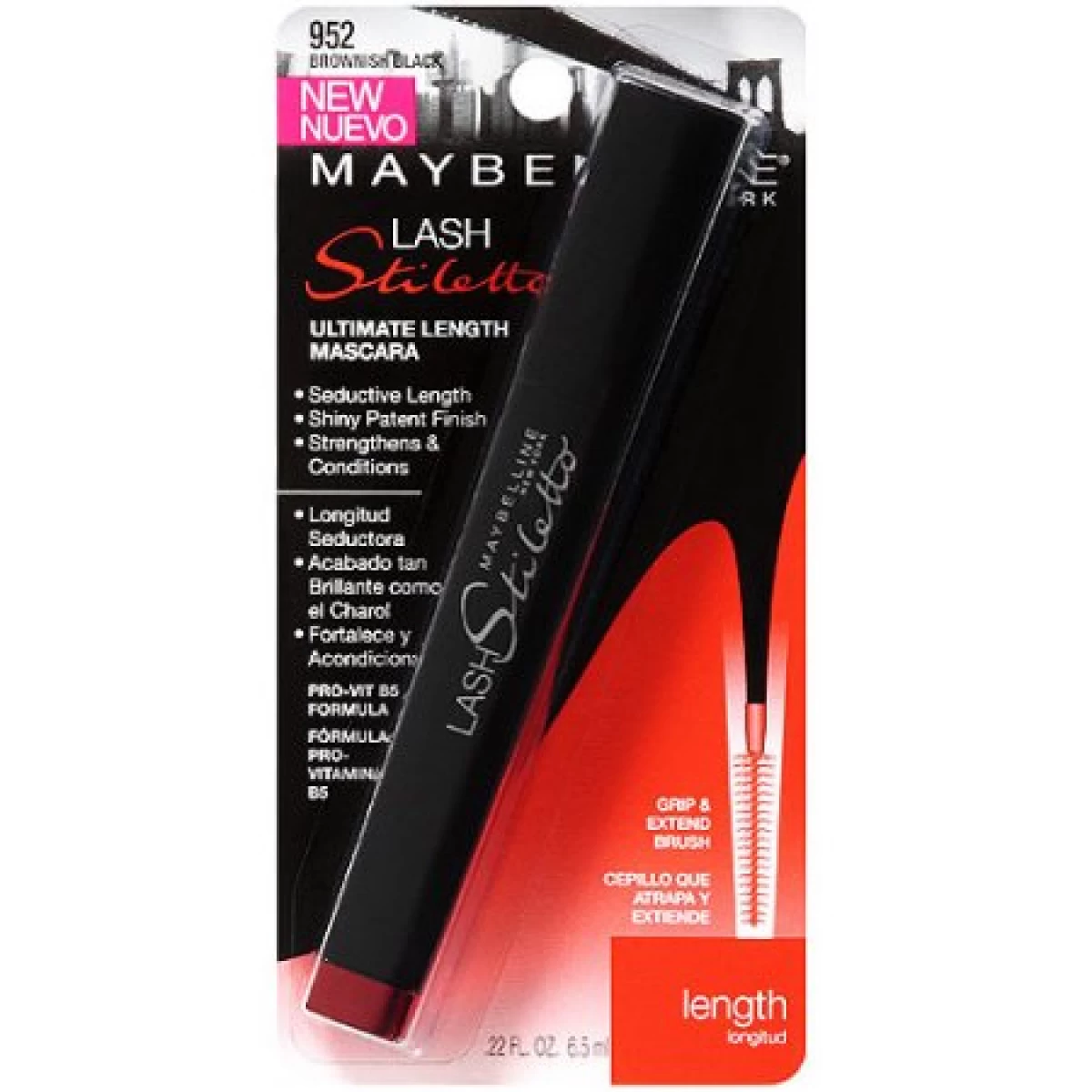 Maybelline Lash Stiletto Ultimate Length Washable Mascara 1 Maybelline Lash Stiletto Ultimate Length Washable Mascara