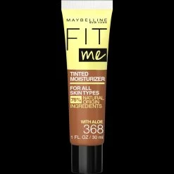 Maybelline Fit Me Tinted Moisturizer, Natural Coverage, Face Makeup, 368, 1 Fl. Oz.