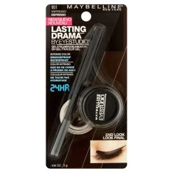 Maybelline Eyestudio Lasting Drama Gel Liner, Espresso, 0.106 Oz