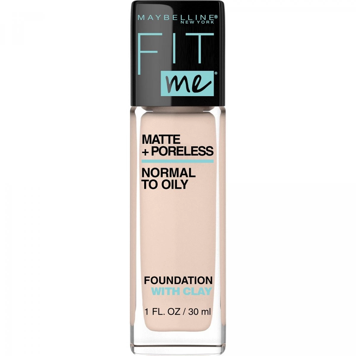 Maybelline Fit Me Matte + Poreless Liquid Foundation Makeup, Natural Ivory, 1 Fl Oz 1 Maybelline Fit Me Matte + Poreless Liquid Foundation Makeup, Natural Ivory, 1 Fl Oz