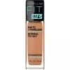 Maybelline Fit Me Matte + Poreless Liquid Foundation Makeup, Toffee, 1 Fl. Oz.