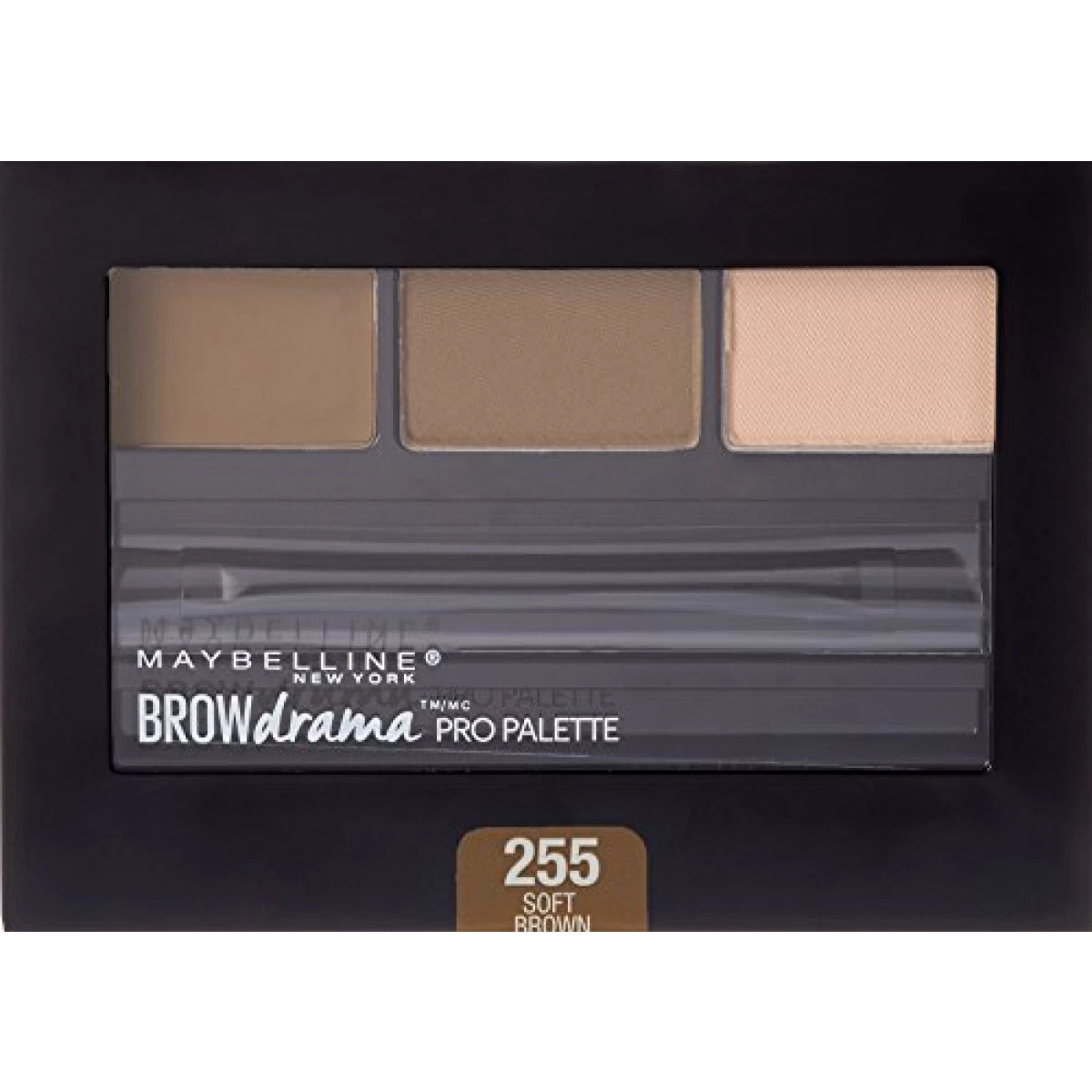 Maybelline New York Brow Drama Pro Eyebrow Palette, Soft Brown, 0.1 Oz. 2 Maybelline New York Brow Drama Pro Eyebrow Palette, Soft Brown, 0.1 Oz. - Image 2