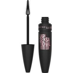 Maybelline Lash Sensational Luscious Washable Mascara, Blackest Black, 0.32 Fl Oz