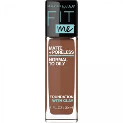 Maybelline Fit Me Matte + Poreless Liquid Foundation Makeup, Deep Bronze, 1 Fl. Oz.