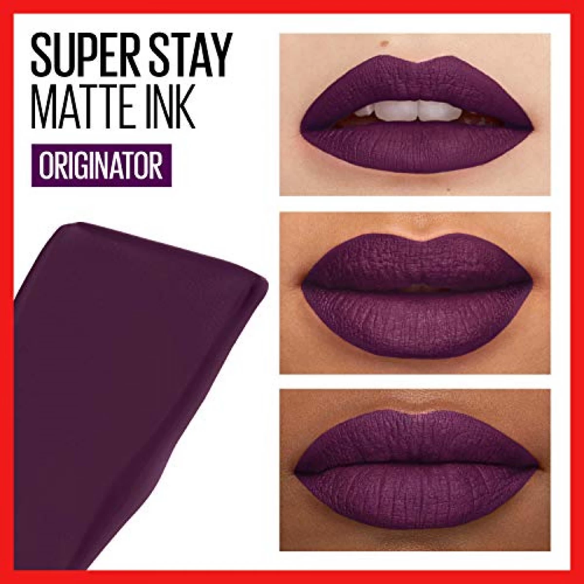 Maybelline New York SuperStay Matte Ink, Liquid Lipstick, City Edition, Originator, 0.17 Ounce 2 Maybelline New York SuperStay Matte Ink, Liquid Lipstick, City Edition, Originator, 0.17 Ounce - Image 2