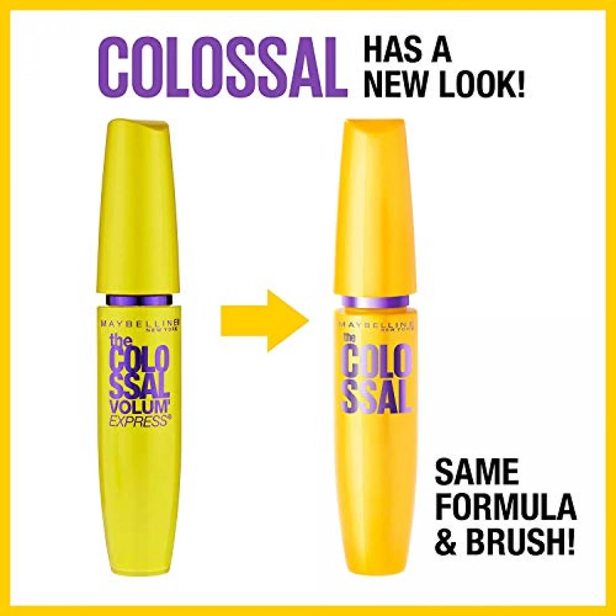 Maybelline New York Maybelline Volum' Express The Colossal Waterproof Mascara Makeup, Volumizing No Clump Mascara, Glam Black, 0.31 Fl Oz (Pack Of 2) 2 Maybelline New York Maybelline Volum' Express The Colossal Waterproof Mascara Makeup, Volumizing No Clump Mascara, Glam Black, 0.31 Fl Oz (Pack Of 2) - Image 2