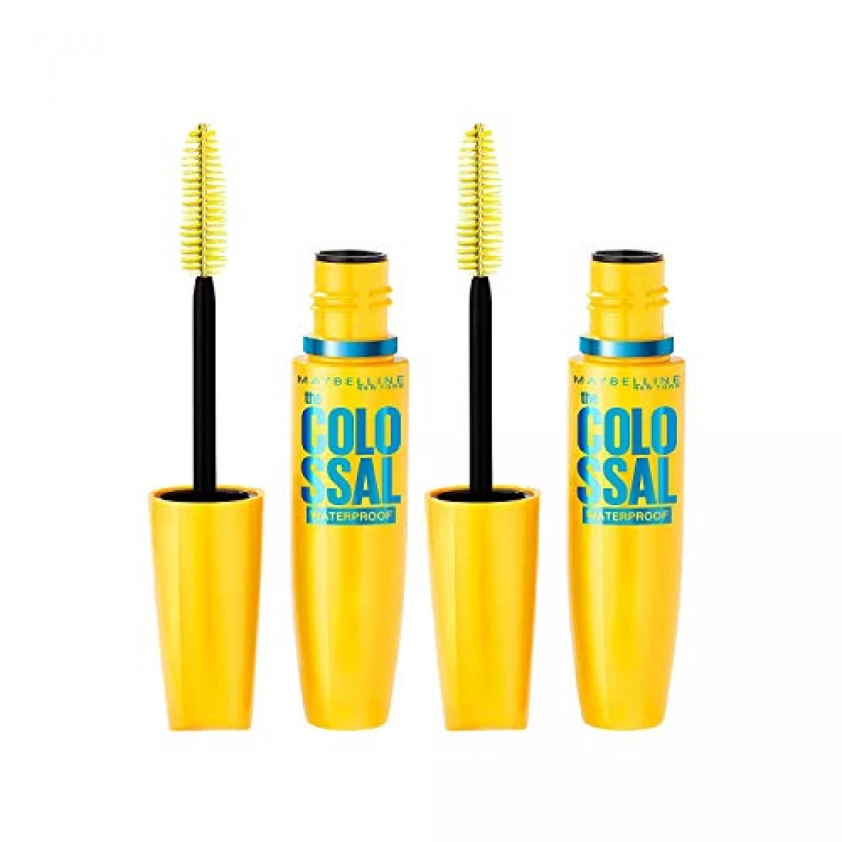 Maybelline New York Maybelline Volum' Express The Colossal Waterproof Mascara Makeup, Volumizing No Clump Mascara, Glam Black, 0.31 Fl Oz (Pack Of 2) 1 Maybelline New York Maybelline Volum' Express The Colossal Waterproof Mascara Makeup, Volumizing No Clump Mascara, Glam Black, 0.31 Fl Oz (Pack Of 2)