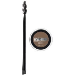 Maybelline TattooStudio Brow Pomade Long Lasting, Buildable, Eyebrow Makeup, Ash Brown, 0.106 Oz