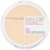 Maybelline Super Stay Full Coverage Powder Foundation Makeup, Matte Finish, Classic Ivory, 0.21 Oz