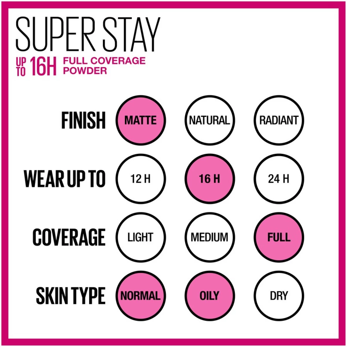 Maybelline Super Stay Full Coverage Powder Foundation Makeup, Matte Finish, Golden Caramel, 0.21 Oz 2 Maybelline Super Stay Full Coverage Powder Foundation Makeup, Matte Finish, Golden Caramel, 0.21 Oz - Image 2