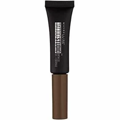 Maybelline New York Maybelline TattooStudio Longwear Waterproof Eyebrow Gel Makeup For Fully Defined Brows, Spoolie Applicator Included, Lasts Up To 2 Days, Chocolate Brown, 0.23 Fl Oz (Pack Of 1)