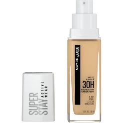 Maybelline Super Stay Longwear Liquid Foundation, Up To 30HR Wear, 140 Light Tan, 1 Fl. Oz.