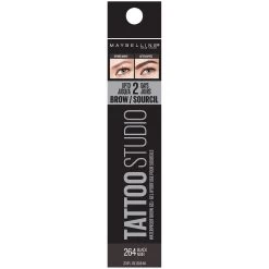 Maybelline TattooStudio Waterproof Eyebrow Gel Makeup, Black, 0.23 Fl Oz 3 Maybelline TattooStudio Waterproof Eyebrow Gel Makeup, Black, 0.23 Fl Oz -Maybelline Cosmetic 041554567151 2
