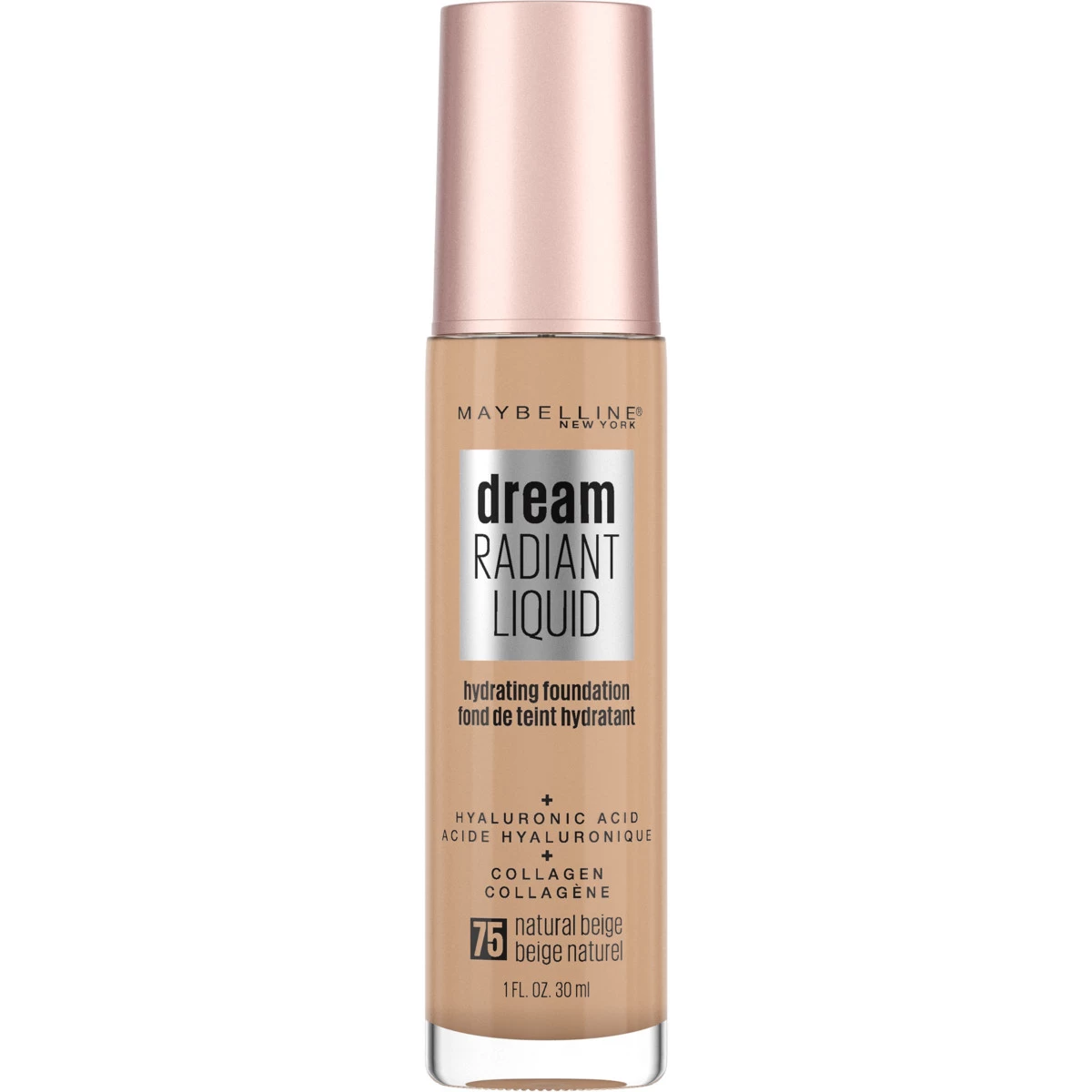 Maybelline Dream Radiant Liquid Medium Coverage Hydrating Foundation, Natural Beige, 1 Fl Oz 1 Maybelline Dream Radiant Liquid Medium Coverage Hydrating Foundation, Natural Beige, 1 Fl Oz