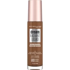 Maybelline Dream Radiant Liquid Medium Coverage Hydrating Foundation, Cocoa, 1 Fl Oz