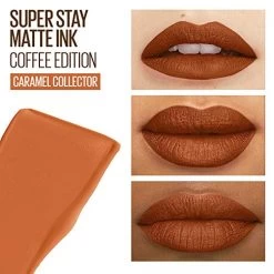 Maybelline New York SuperStay Matte Ink Liquid Lipstick, Coffee Edition, Caramel Collector, 0.17 Ounce 3 Maybelline New York SuperStay Matte Ink Liquid Lipstick, Coffee Edition, Caramel Collector, 0.17 Ounce -Maybelline Cosmetic 041554581935 2