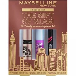 Maybelline New York The Gift Of Glam Mini Mascara And Eyeliner Makeup Gift Set, 1 Count