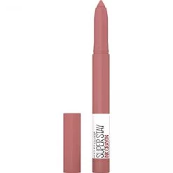 Maybelline New York Maybelline Super Stay Ink Crayon Lipstick, Precision Tip Matte Lip Crayon With Built-in Sharpener, Longwear Up To 8Hrs, On The Grind, Purple Mauve Pink, 0.04 Oz