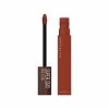 Maybelline New York Maybelline SuperStay Matte Ink Liquid Lipstick, Long-lasting Matte Finish Liquid Lip Makeup, Coffee Edition, Highly Pigmented Color, Cocoa Connoisseur, 0.17 Fl Oz