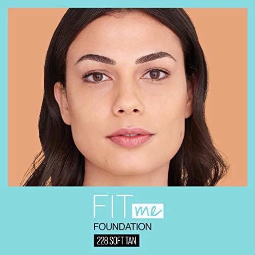 Maybelline New York Maybelline Fit Me Matte + Poreless Liquid Foundation Makeup, Soft Tan, 2 COUNT Oil-Free Foundation 2 Maybelline New York Maybelline Fit Me Matte + Poreless Liquid Foundation Makeup, Soft Tan, 2 COUNT Oil-Free Foundation - Image 2