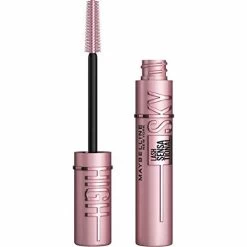 Maybelline New York Maybelline Sky High Washable Mascara Makeup, Volumizing Mascara, Buildable, Lengthening Mascara, Defining, Curling, Multiplying, Washable Blackest Black, 0.2 Fl. Oz