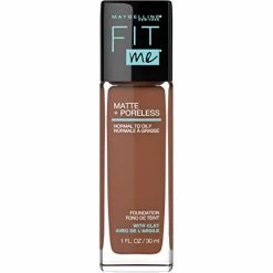 Maybelline New York Maybelline Fit Me Matte + Poreless Liquid Foundation Makeup, Deep Bronze, 1 Fl; Oz; Oil-Free Foundation