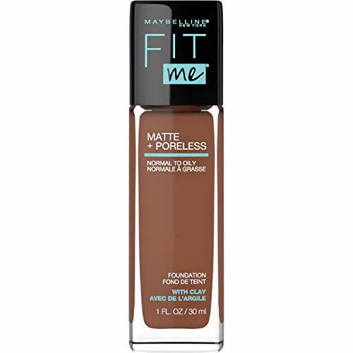 Maybelline New York Maybelline Fit Me Matte + Poreless Liquid Foundation Makeup, Deep Bronze, 1 Fl; Oz; Oil-Free Foundation 1 Maybelline New York Maybelline Fit Me Matte + Poreless Liquid Foundation Makeup, Deep Bronze, 1 Fl; Oz; Oil-Free Foundation