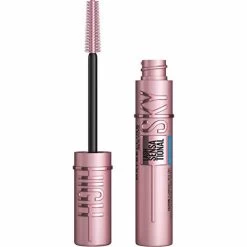 Maybelline New York Sky High Waterproof Mascara Makeup Volumizing Mascara, Lengthening Mascara, Defining, Curling, Multiplying, Waterproof, Black