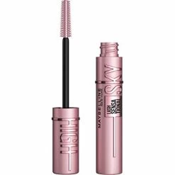 Maybelline New York Maybelline Sky High Washable Mascara Makeup, Volumizing Mascara, Buildable, Lengthening Mascara, Defining, Curling, Multiplying, Washable Very Black, 0.2 Fl. Oz.