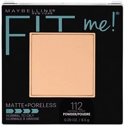 Maybelline New York Fit Me Matte + Poreless Pressed Face Powder Makeup, Natural Ivory, 0.28 Ounce, Pack Of 1
