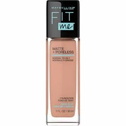 Maybelline New York Maybelline Fit Me Matte + Poreless Liquid Foundation Makeup, Light Honey, 1 Fl; Oz; Oil-Free Foundation