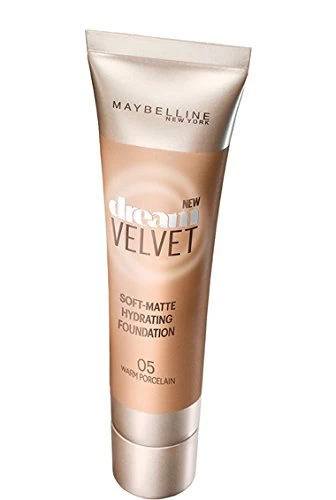 Maybelline New York Dream Velvet Soft-Matte Hydrating Foundation, Warm Porcelain, 1 Fl. Oz. 1 Maybelline New York Dream Velvet Soft-Matte Hydrating Foundation, Warm Porcelain, 1 Fl. Oz.