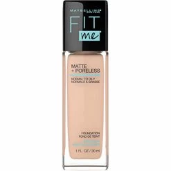 Maybelline New York Maybelline Fit Me Matte + Poreless Liquid Foundation Makeup, Creamy Beige, 1 Fl. Oz. Oil-Free Foundation