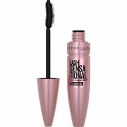 Maybelline New York Maybelline Lash Sensational Waterproof Mascara, Very Black, 0.32 Fl. Oz. (Packaging May Vary)