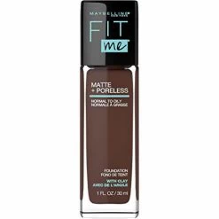 Maybelline New York Maybelline Fit Me Matte + Poreless Liquid Foundation Makeup, Espresso, 1 Fl; Oz; Oil-Free Foundation