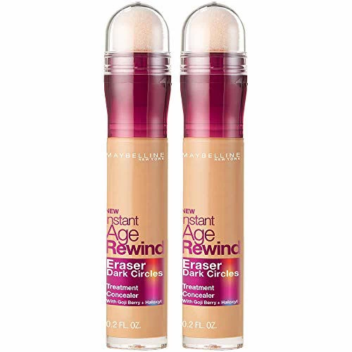 Maybelline New York Maybelline Instant Age Rewind Eraser Dark Circles Treatment Multi-Use Concealer, Golden, 0.2 Fl Oz (Pack Of 2) 1 Maybelline New York Maybelline Instant Age Rewind Eraser Dark Circles Treatment Multi-Use Concealer, Golden, 0.2 Fl Oz (Pack Of 2)