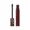 Maybelline New York Maybelline SuperStay Matte Ink Liquid Lipstick, Long-lasting Matte Finish Liquid Lip Makeup, Coffee Edition, Highly Pigmented Color, Mocha Inventor, 0.17 Fl Oz
