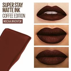 Maybelline New York Maybelline SuperStay Matte Ink Liquid Lipstick, Long-lasting Matte Finish Liquid Lip Makeup, Coffee Edition, Highly Pigmented Color, Mocha Inventor, 0.17 Fl Oz -Maybelline Cosmetic 0469517 maybelline superstay matte ink liquid lipstick long lasting matte finish liquid lip makeup coffee ed