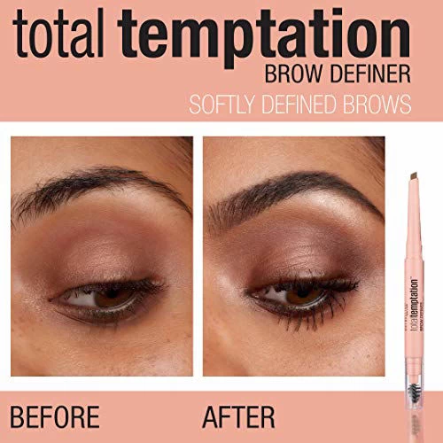 Maybelline New York Maybelline Total Temptation Eyebrow Definer Pencil, Deep Brown, 1 Count 2 Maybelline New York Maybelline Total Temptation Eyebrow Definer Pencil, Deep Brown, 1 Count - Image 2