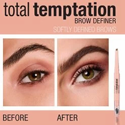 Maybelline New York Maybelline Total Temptation Eyebrow Definer Pencil, Deep Brown, 1 Count 5 Maybelline New York Maybelline Total Temptation Eyebrow Definer Pencil, Deep Brown, 1 Count -Maybelline Cosmetic 0473744 maybelline total temptation eyebrow definer pencil deep brown 1 count