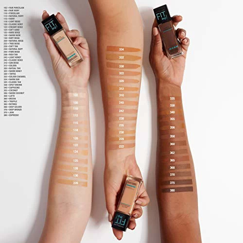 Maybelline New York Maybelline Fit Me Matte + Poreless Liquid Foundation Makeup, Toffee, 1 Fl. Oz. Oil-Free Foundation 2 Maybelline New York Maybelline Fit Me Matte + Poreless Liquid Foundation Makeup, Toffee, 1 Fl. Oz. Oil-Free Foundation - Image 2