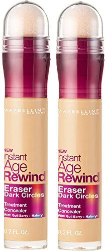 Maybelline New York Maybelline Instant Age Rewind Eraser Dark Circles Treatment Multi-Use Concealer, Neutralizer, 0.2 Fl Oz (Pack Of 2)