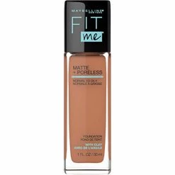Maybelline New York Maybelline Fit Me Matte + Poreless Liquid Foundation Makeup, Spicy Brown, 1 Fl. Oz. Oil-Free Foundation