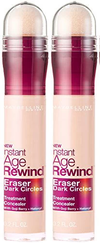 Maybelline New York Maybelline Instant Age Rewind Eraser Dark Circles Treatment Multi-Use Concealer, Fair, 0.2 Fl Oz (Pack Of 2)