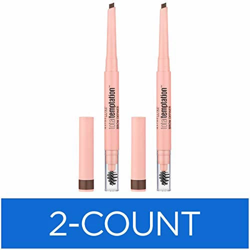 Maybelline New York Maybelline Total Temptation Eyebrow Definer Pencil, Medium Brown, 2 Count 1 Maybelline New York Maybelline Total Temptation Eyebrow Definer Pencil, Medium Brown, 2 Count