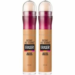 Maybelline New York Maybelline Instant Age Rewind Eraser Dark Circles Treatment Multi-Use Concealer, Caramel, 0.2 Fl Oz (Pack Of 2)