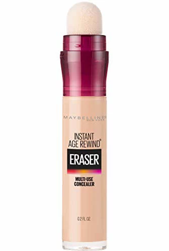 Maybelline New York Maybelline Instant Age Rewind Eraser Dark Circles Treatment Multi-Use Concealer, Light, 0.2 Fl Oz (Pack Of 1) 1 Maybelline New York Maybelline Instant Age Rewind Eraser Dark Circles Treatment Multi-Use Concealer, Light, 0.2 Fl Oz (Pack Of 1)